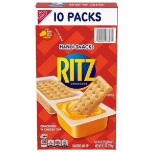 Handi Snacks Ritz Crackers N' Cheese Dip 10ct